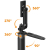 K&F Concept KF15.0030 - mini statyw i selfie stick 2w1 do smartfona z uchwytem stabilizującym
